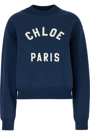 Chloé Sweatshirts & Hoodies, Dam, S, Bomull, Stiliga Sweatshirts för en Trendy Look