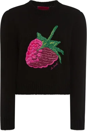 La DoubleJ Stickade tröjor & koftor, Dam, M, Kashmir, Raffia Raspberry Sweater
