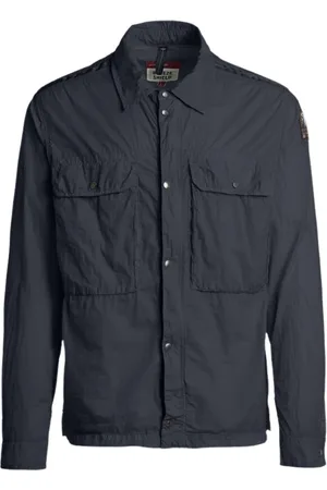 Parajumpers Jacka, Herr, M, Nylon, Nylon Poplin Overshirt med Polyuretanbeläggning