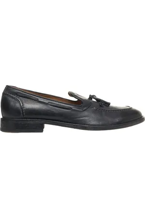 Moma Skor, Herr, 41 EU, Läder, Italienska Loafers med Fransar och Toppstygn
