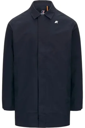 K-Way Kappa, Herr, 2Xl, Nylon, Blå Vattentät Nylonjacka