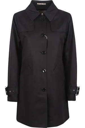 HERNO Kappa, Dam, M, Bomull, Svart Kappa Elegant Stil