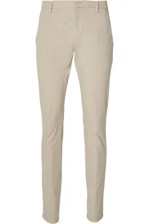 Dondup Byxor, Herr, W31, Linne, Slim Linnebyxor med Logo