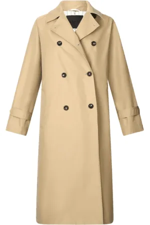 Liu Jo Kappa, Dam, S, Bomull, Dubbelknäppt bältes trenchcoat