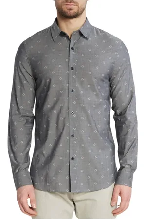Guess Skjorta, Herr, L, Bomull, Slim Fit Stretch Skjorta
