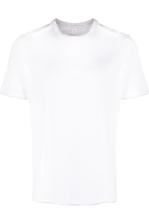ELEVENTY Topp, Herr, M, Bomull, Vit Bomull T-shirt och Polo