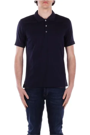 FAY Topp, Herr, XL, Bomull, Logo Front Button Polo Shirt