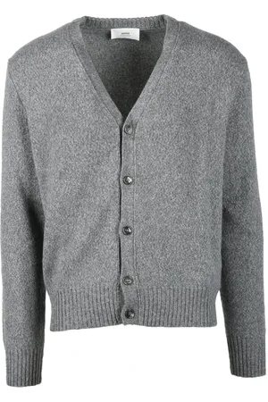 Ami Stickade tröjor & koftor, Herr, L, Kashmir, Kashmir Cardigan - Modell: Cardigan
