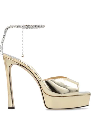 Jimmy Choo Skor, Dam, 40 EU, Läder, Saeda Platform Sandaler