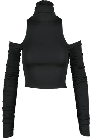 Dondup Topp, Dam, M, Polyester, Elegant Top med Polyester och Elastan