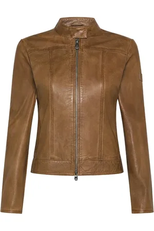 Peuterey Jacka, Dam, S, Läder, Vintage Biker Läderjacka