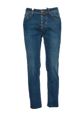 Jacob Cohen Jeans, Herr, W38, Denim, Vintage-inspirerade slim fit denim jeans