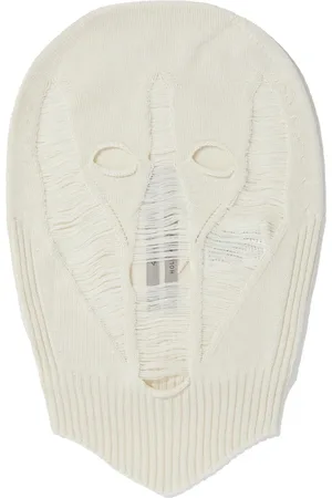 Rick Owens Accessoarer, Herr, ONE Size, Skalle Mönster Stickad Balaclava