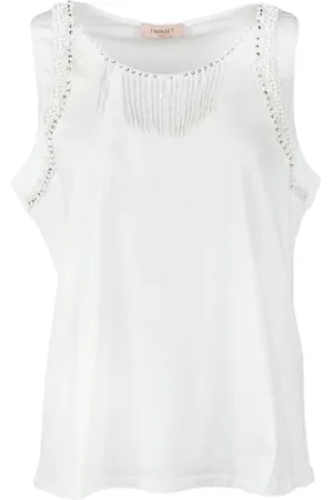 Twin-Set Topp, Dam, 2Xs, Bomull, Top