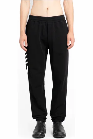 CRAIG GREEN Byxor, Herr, S, Bomull, Svarta snörade sweatpants