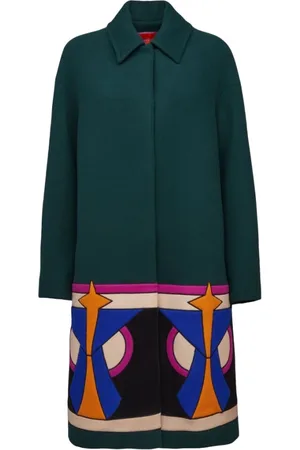 La DoubleJ Kappa, Dam, L, Color-Blocked Intarsia Boxy Kappa