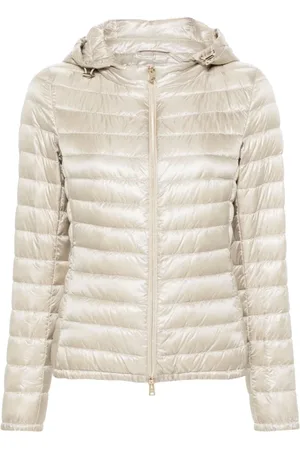 HERNO Jacka, Dam, S, Nylon, Vadderad Quiltad Kappa med Avtagbar Huva