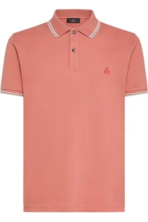 Peuterey Topp, Herr, S, Bomull, Klassisk Polo Shirt med Broderat Logotyp