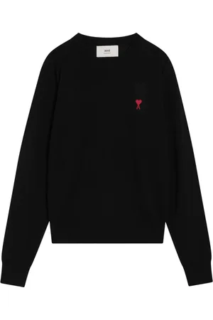 Ami Stickade tröjor & koftor, Herr, S, Crewneck Sweatshirt
