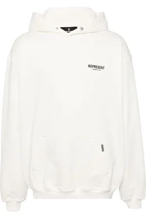 Represent Sweatshirts & Hoodies, Herr, M, Bomull, Huvtröja med Logotryck