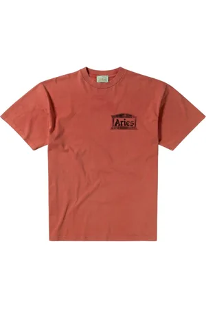 ARIES Topp, Herr, XL, Bomull, Vintage Tempel Grafisk Tee