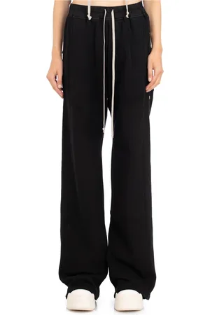 Rick Owens Byxor, Dam, S, Fleece Pusher Byxor