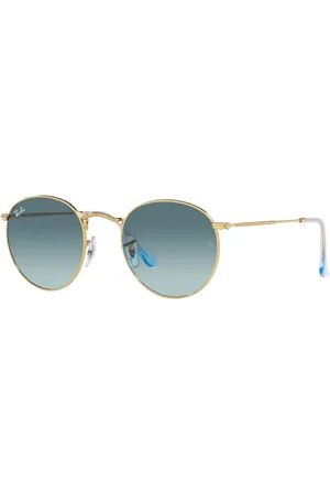 Ray-Ban Accessoarer, unisex, 50 MM, Retro Runda Metall Solglasögon