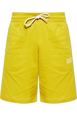 EA7 Shorts, Herr, S, Bomull, Shorts med tryckt logotyp
