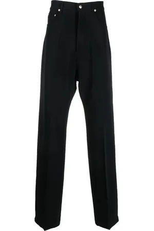 Rick Owens Jeans, Herr, W31, Ull Silke Blandning Svarta Jeans