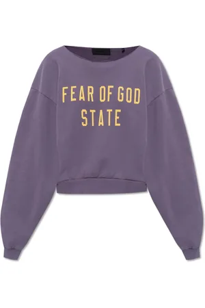 FEAR OF GOD Sweatshirts & Hoodies, Dam, L, Bomull, Tryckt sweatshirt