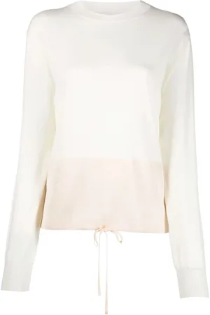 Jil Sander Stickade tröjor & koftor, Dam, XS, Rundhalsstickad tröja