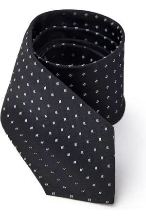 Jil Sander Accessoarer, Herr, ONE Size, Svart Jacquard Sidenslips