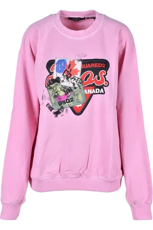 Dsquared2 Sweatshirts & Hoodies, Dam, L, Bomull, Bomullströja - Felpa Modell
