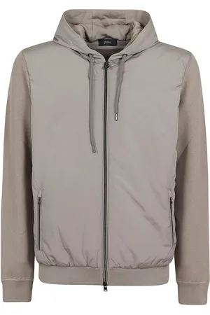 HERNO Sweatshirts & Hoodies, Herr, S, Vadderad Sweatshirt Jacka