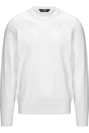 K-Way Sweatshirts & Hoodies, Herr, L, Bomull, Elegant vit bomullströja