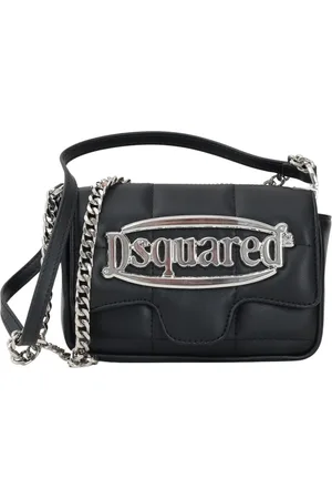 Dsquared2 Väska, Dam, ONE Size, Polyester, Elegant Svart Axelväska