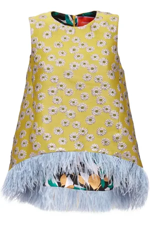 La DoubleJ Topp, Dam, M, Bomull, Feathered La Scala Top