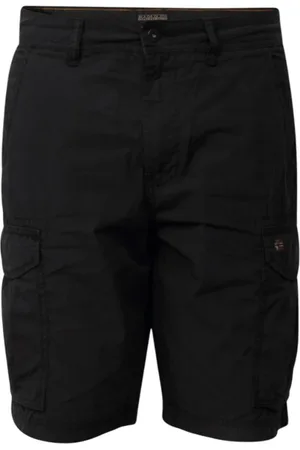 Napapijri Shorts, Herr, W38, Bomull, Casual Cargo Shorts med dragkedjefickor