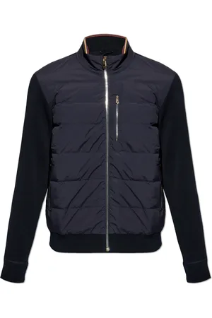 Paul Smith Stickade tröjor & koftor, Herr, XL, Bomull, Cardigan med quiltad framsida