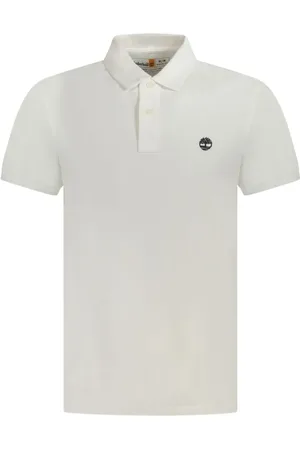 Timberland Topp, Herr, M, Bomull, Vit Bomull Herr Polo Skjorta