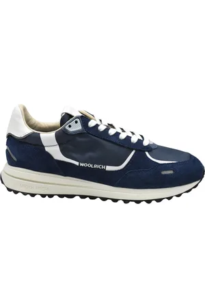 Woolrich Skor, Herr, 41 EU, Läder, Blå Snörskor