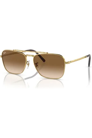 Ray-Ban Accessoarer, unisex, 58 MM, Nylon, Nya Caravan Solglasögon Stiliga och