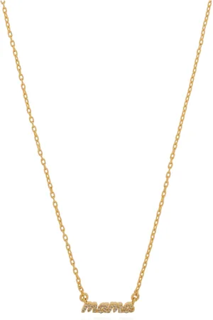 Kate Spade Accessoarer, Dam, ONE Size, Halsband med skimrande kristallhänge