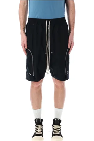 Rick Owens Shorts, Herr, S, Svart Bauhaus Elastisk Midja Shorts