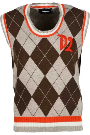 Dsquared2 Stickade tröjor & koftor, Herr, S, Stickad väst