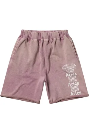 ARIES Shorts, Herr, S, Bomull, Åldrad Kolumn Sweatshorts