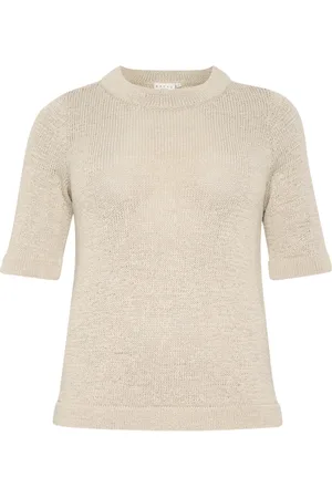 Kaffe Stickade tröjor & koftor, Dam, S, Bomull, Moonstruck Pullover Sweater