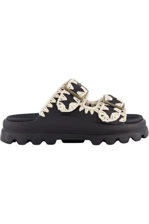 Mou Skor, Dam, 38 EU, Eva Slide Two-Buckle Sandal