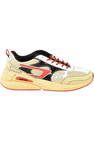 Diesel Skor, Herr, 44 EU, Svarta Röda Sneakers för Män