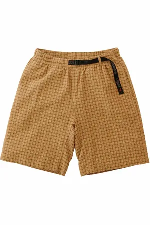 Gramicci Shorts, Herr, L, Bomull, Seersucker Shorts med Elastisk Midja